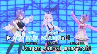 【ニコカラHD】HI-15 (Indonesian ver.)【hololive Indonesia 1st Generation/ホロライブID】【On vocal】