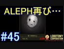 #45【Lobotomy Corporation】「ALEPH」の脅威再び…