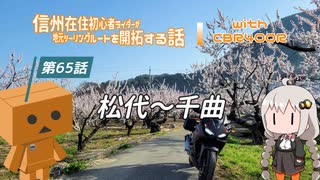 【ボイロ車載】信州在住初心者ライダーが地元ツーリングルートを開拓する話　第65話【CBR400R】