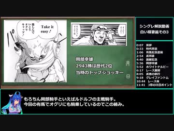 【ゆっくりウマ娘】今なら全話無料のシンデレラグレイを元ネタ解説しながらダイマするだけの動画　白い稲妻篇その3【biimシステム】