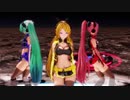 【MMD】jewel 【RQ style(Black) ミク、リン、ルカさん 】