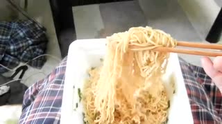 No.だばぁ　初音ミク　ネギ塩ヤキソバ！Hatsune Miku Yakisoba!