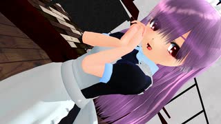 【MMD】ねこみみメイド（白）ちゃんで「おねがいダーリン」