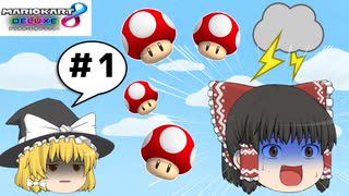 マリオカート８DX＃1　四つキノコが出たらこれはもう一位でしょ！！