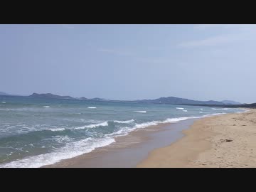 福岡県の新宮海岸に行きました
