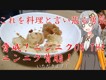 ニンニクを揚げた結果腹痛が止まらない（ニンニク祭２０２２）