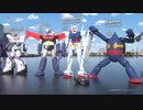 ２次元ロボットのサイズ比較（3Dアニメーション）