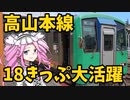 【VOICEVOX旅行】高山本線に乗車　本線なのにローカル線