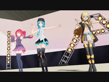 【MMD】CIKI CIKI BAM BAM - Line Dance（パリピ孔明OP合わせ）【チキチキバンバン】