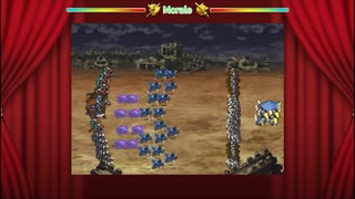 【iOS 英語】ロマサガ３ リマスター ミカエル マスコンバット ラスボス（？） VSボナパルト（アビスの魔物軍団）