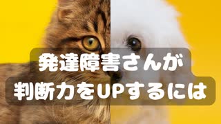 発達障害さんの永遠のテーマ「判断力」をアップする方法