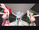 【MMD】もーいいかい【重音テト　櫻花アリス　初音ミク】