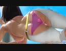 【DOAXVV】 つくし　はじけるチャップス　横寝　片手でほおづえ　日焼け跡