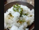 混ぜご飯に青実山椒いけるもう少し考えようよ混ぜご飯だ違った待てご判断