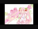 イラストタイムラプス　#2桜ミクさん描いた。