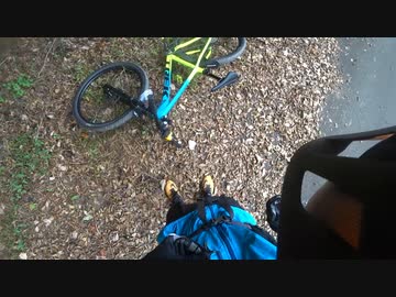 マウンテンバイク初心者の林道挑戦動画