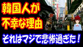 【韓国の反応】 韓国人が 不幸な理由が マジで悲惨過ぎた！ 解決は 難しい