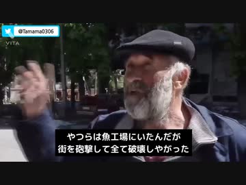 「ウクライナ軍が砲撃してきた。イルカも殺した。」