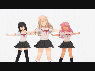 ★MMD★FGOフェイト/イリヤ　濡れスケ　三等分の花嫁☆