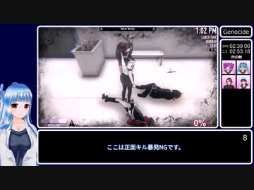 ヤンデレシミュレーター　ジェノサイドRTA　8分55秒（Speedrun基準）