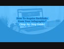 How To Acquire Backlinks From Your Infographic? Step-By-Step Guide