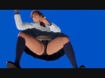 DOA6 セーラー服 かすみ ローアングル