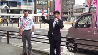 春日井市長選挙　末永けい　さん　応援　木原くにや　祖国再生同盟　代表
