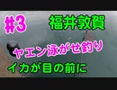【#3 イカ釣り動画】ついに巨大アオリイカが見の前に！ヤエン釣り遠征