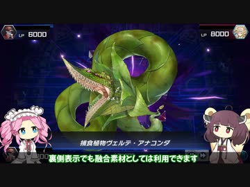 【遊戯王マスターデュエル】堕天使きりたんvs蟲惑魔めたん【VOICEROID実況プレイ】
