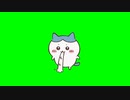 毛玉のゲロを吐くハチワレGB