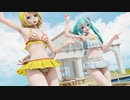 【MMD】Dive to Blue／内田 彩 × 初音ミク・鏡音リン