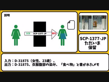 【ゆっくりSCP紹介】SCP-1377-JP【ただいま】