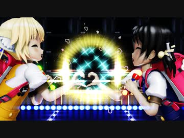 【ＭＭＤ】ブランニュー・ハピネス！　歌愛ユキ　ふぉっくす紺子　【Ray-MMD1.52】