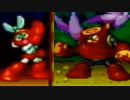 ロックマン８　セガサターン版に登場するカットマンとウッドマン