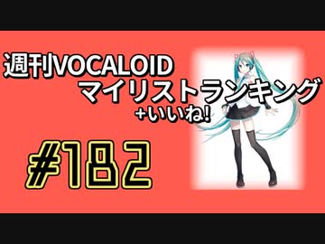 週刊VOCALOIDマイリスト+いいね！ランキング　#182