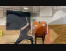打打打打打打打打打打-ヒゲドライバー join. SELEN ゴリラが和太鼓で叩いてみた　八丈太鼓どんど鼓