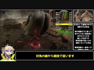 エルデンリングRTA any%バグ無し 魔術祈祷・召喚・戦灰禁止　打刀チャート 1:53:33 part.3