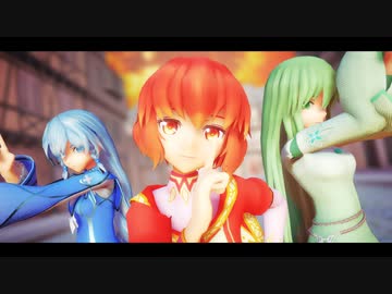 つかささん家の魔法使い達で紗痲【MMDオリキャラ】
