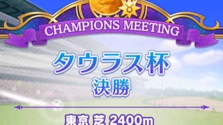 ウマ娘　タウラス杯決勝A