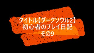 【ダークソウル2】 初心者のプレイ日記 その9
