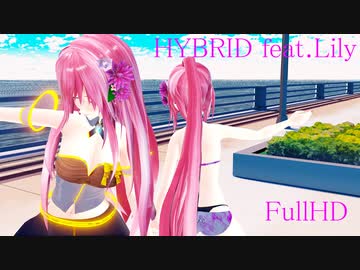 【めんぼう式まつり2022】2人のルカさんにHYBRIDを踊ってもらった【Ray MMD】【FullHD】