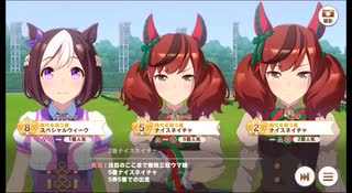【ウマ娘プリティーダービー】私のタウラス杯（2022年）グレードB決勝の様子