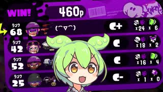 ずんだもんが24キルする動画はこちら【Splatoon2】【VOICEVOX】