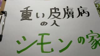 重い皮膚病の人。シモンの家。