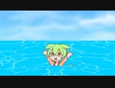 溺れるずんだもんを助ける春日部つむぎと紲星あかり