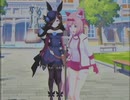 歌う、ライスシャワーとハルウララ