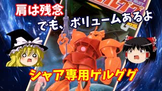 シャア専用ゲルググ バンダイ 機動戦士ガンダム 1/100 【ゆっくりで語る節操なしのガンプラレビュー】