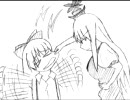 【東方】ニート物語 〜 妹紅の場合【手書き】