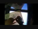 【わかやまけいりん！】アナログ漫画の作画作業　その2