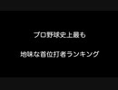 プロ野球史上最も地味な首位打者ランキング 【2ch 5ch なんj まとめ】